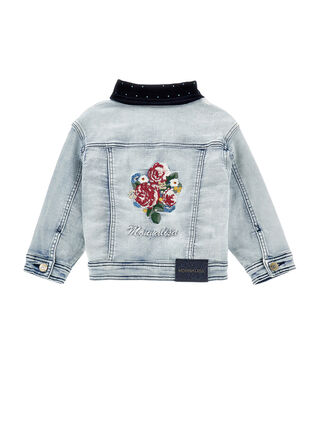 Embroidered denim jacket