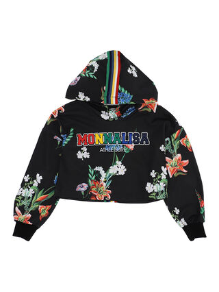 Practical cropped sweatshirt