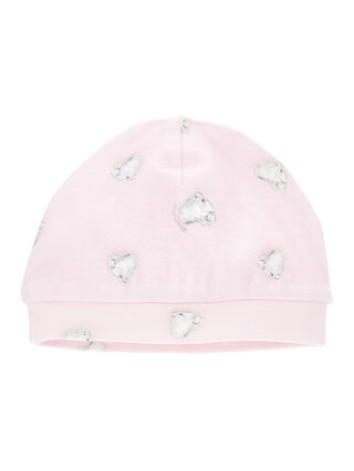 Crystal print cotton hat