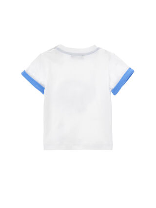 Short sleeve t-shirt with cuff
