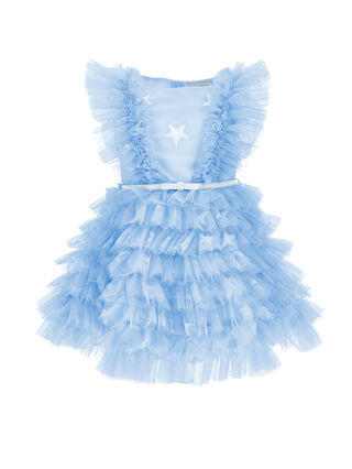 Tulle dress with ruffles