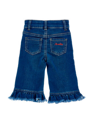 Jeans with Minnie and ruffles