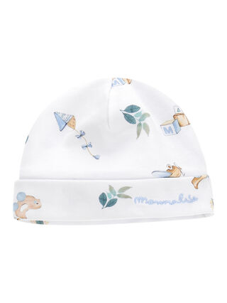 Gorro de algodón estampado