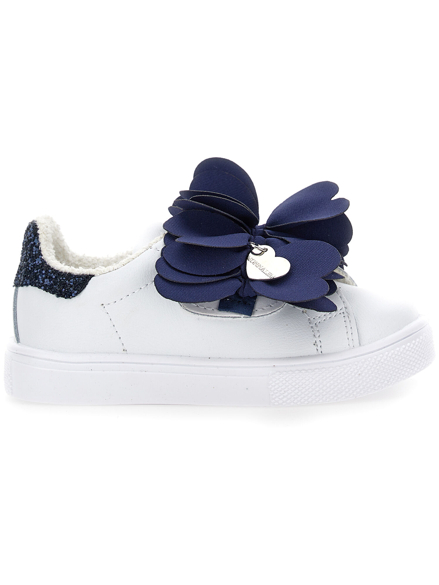 Sneakers with fabric petals girl Monnalisa Bulgaria