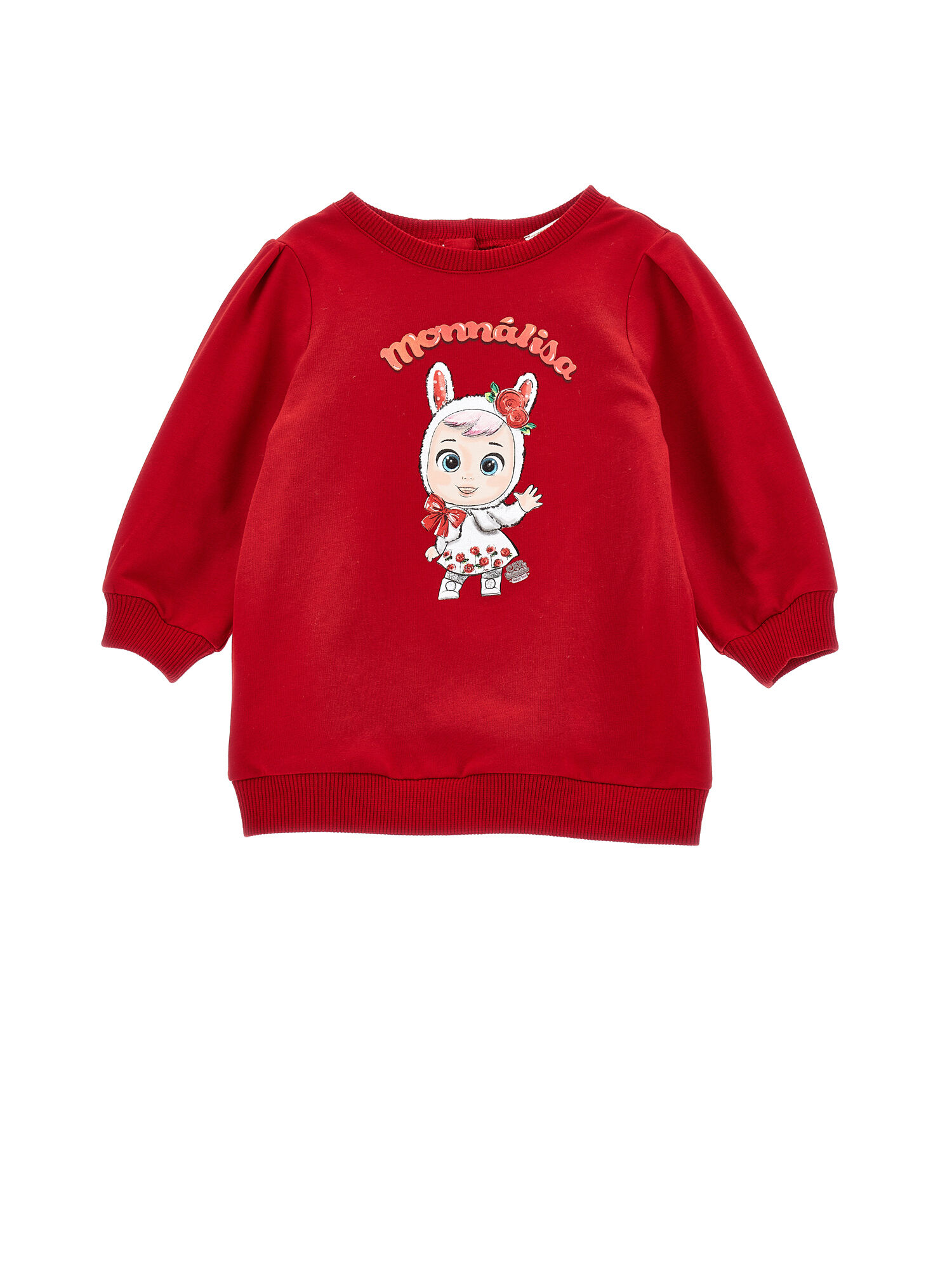 Monnalisa Cry Babies Sweatshirt Dress