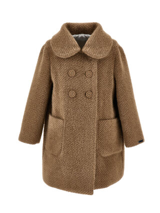 Abrigo cruzado con botones