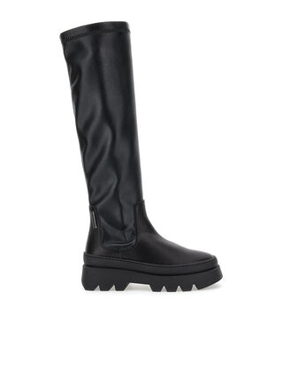 Nappa knee-high boots