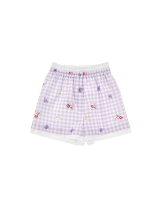 Шорты с цветочным принтом