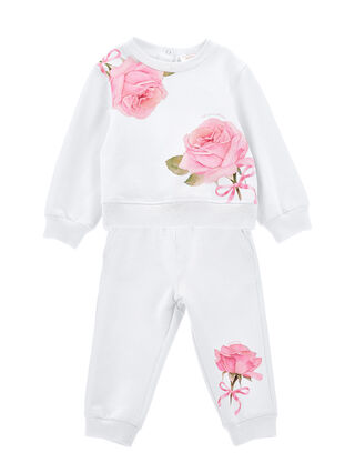 Cotton sweatshirt tracksuit