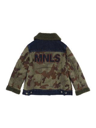 Camoflauge plush jacket