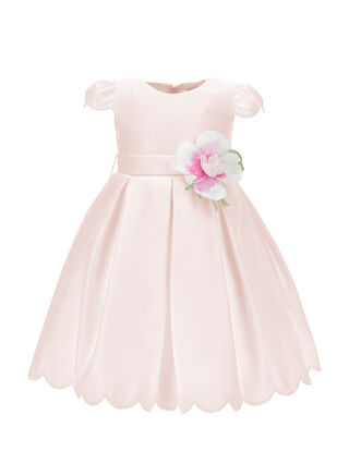 Платье из микадо с фестонами