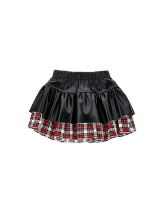 Gonna tessuto spalmato tartan