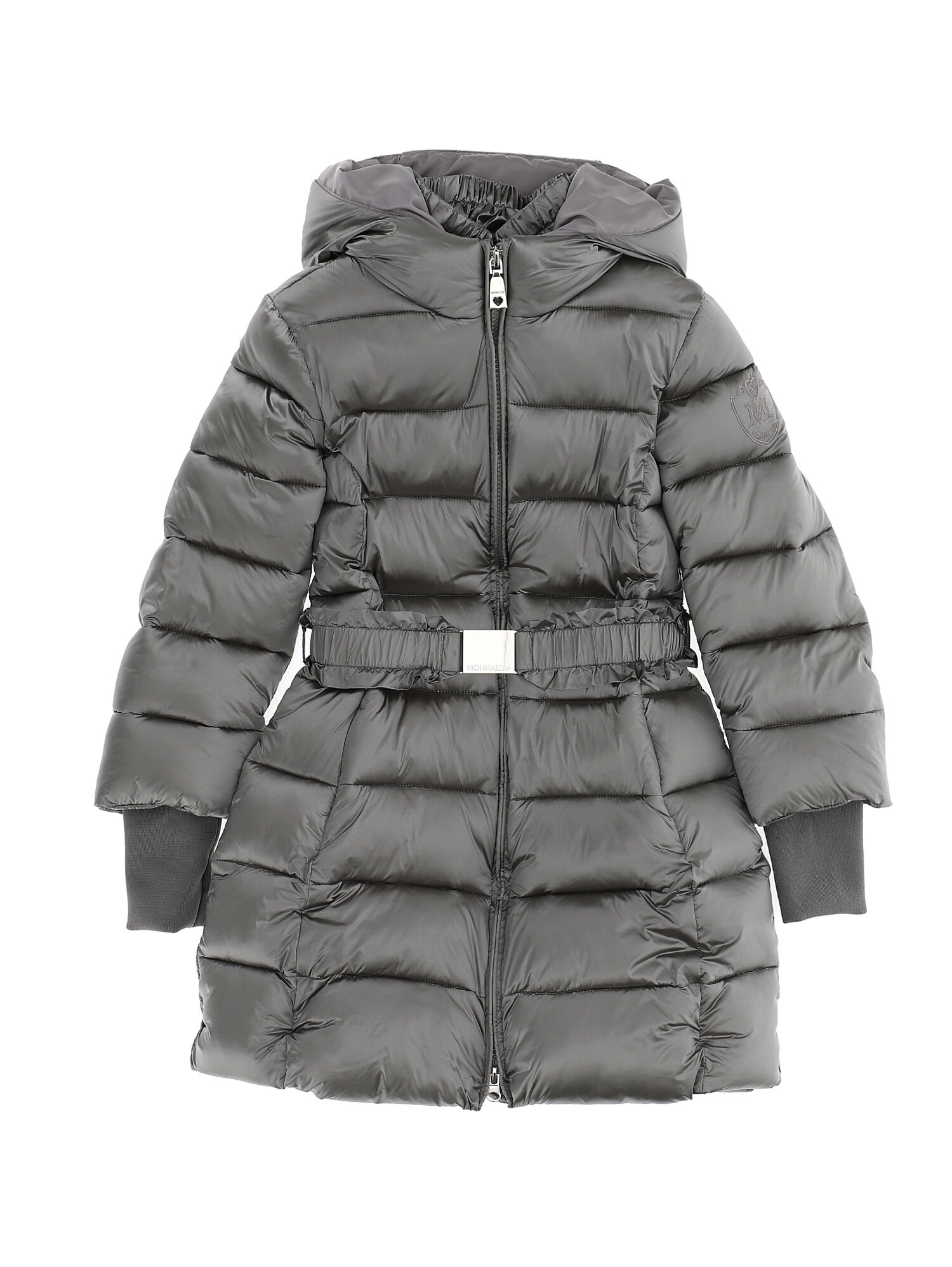 Nylon jacket with a hood Monnalisa Girls Clothing Jackets Rainwear 