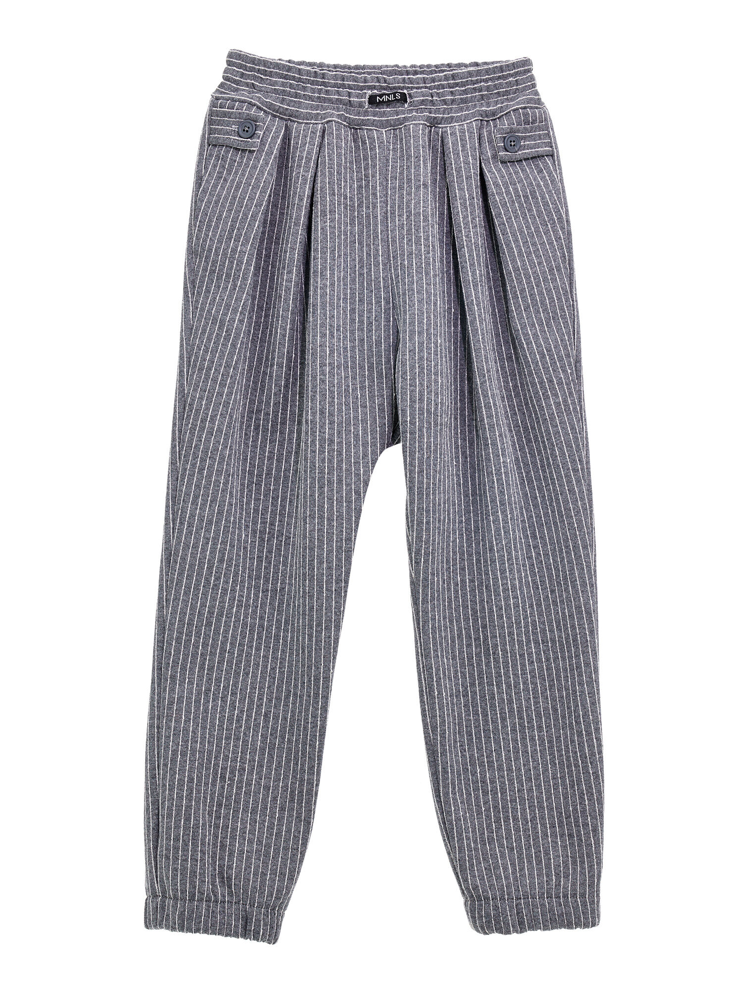 Grey pinstripe sale joggers