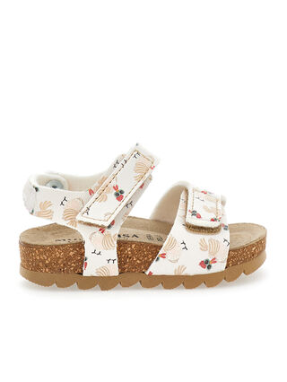 Rooster Print Sandals