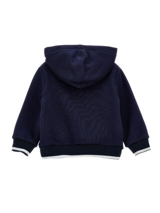 Sweat à capuche bicolore avec oursons