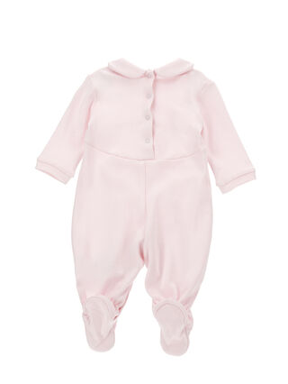 Pelele de algodón con margarita