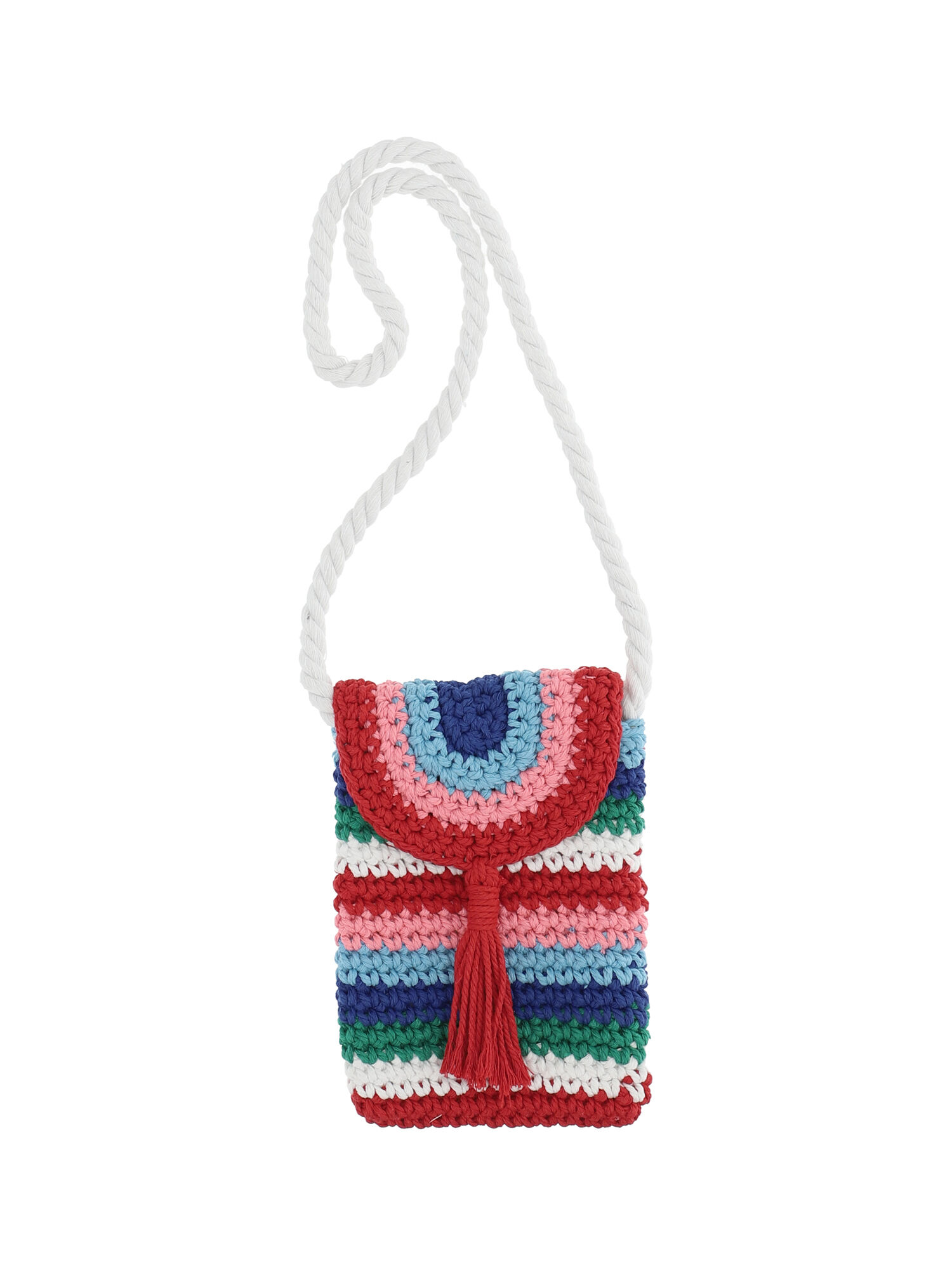 Monnalisa Girls Accessories Bags Rucksacks Crochet mobile phone holder shoulder bag 