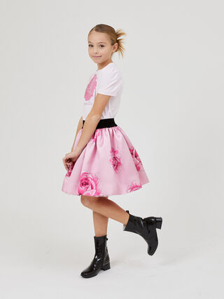 Patent leather ankle boots with heel