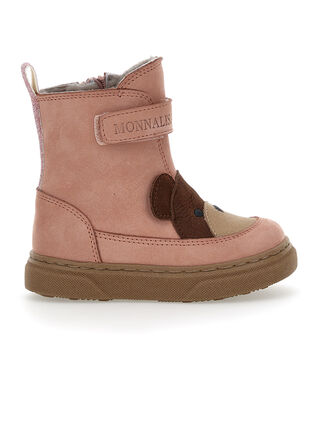 Nubuck boots with sheepskin inner