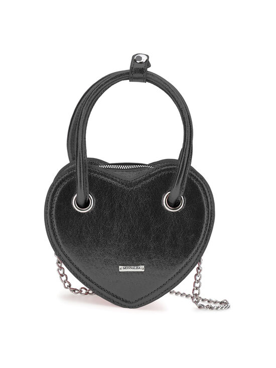 Monnalisa rhinestone heart bag