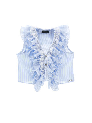 Top wand with ruffles