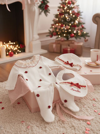 Set tutina bavetta e cappello