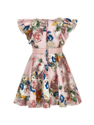 Baroque rose neoprene dress