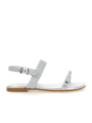 Sandalias con purpurina fina