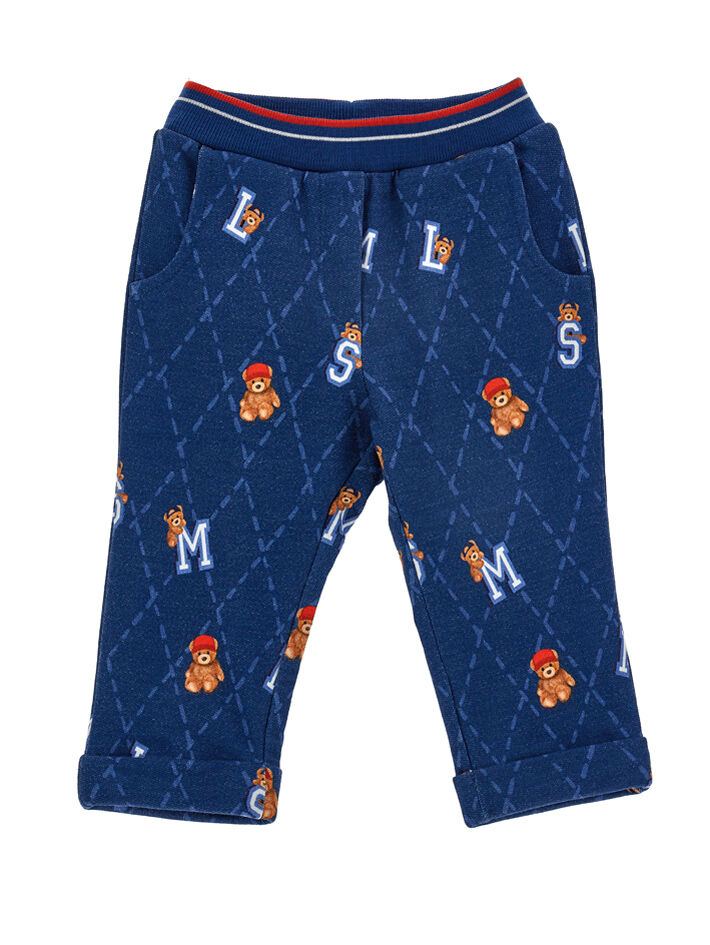 Jogger felpa Maxilogomania Monnalisa Abbigliamento Pantaloni e jeans Pantaloni Joggers 