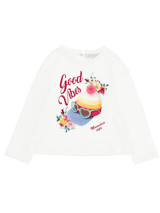 Long-sleeved jersey T-shirt