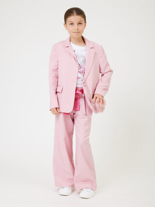 Viscose blazer with rhinestones