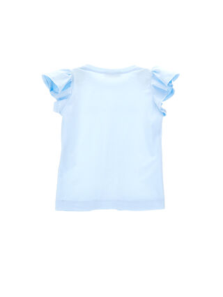 Studded logo jersey T-shirt