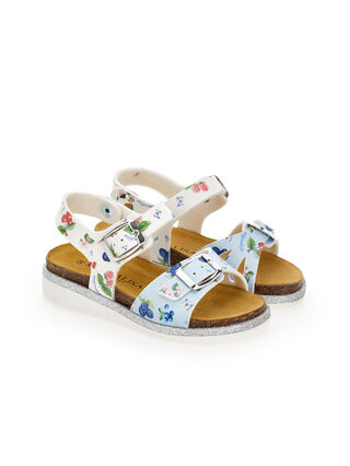 Sandales à imprimé fruits