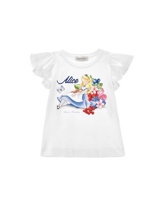 T-shirt Alice à manches volantées