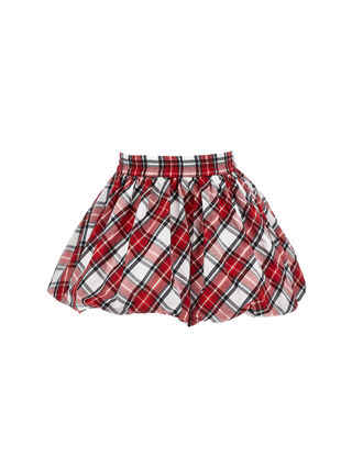 Gonna taffetà tartan