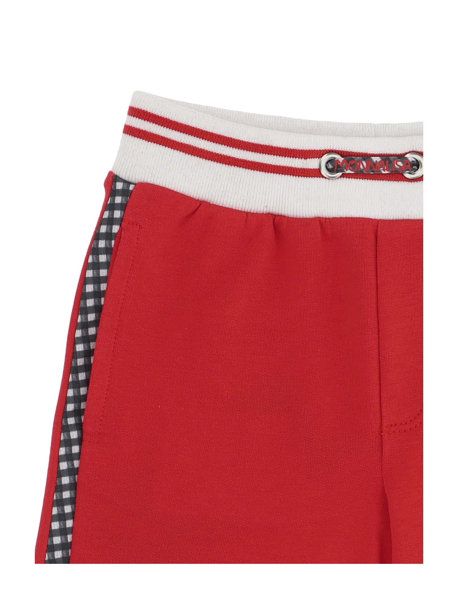 Monnalisa Bambino Abbigliamento Pantaloni e jeans Shorts Pantaloncini Bermuda felpa vichy 