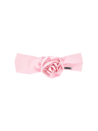 Hair band with rose