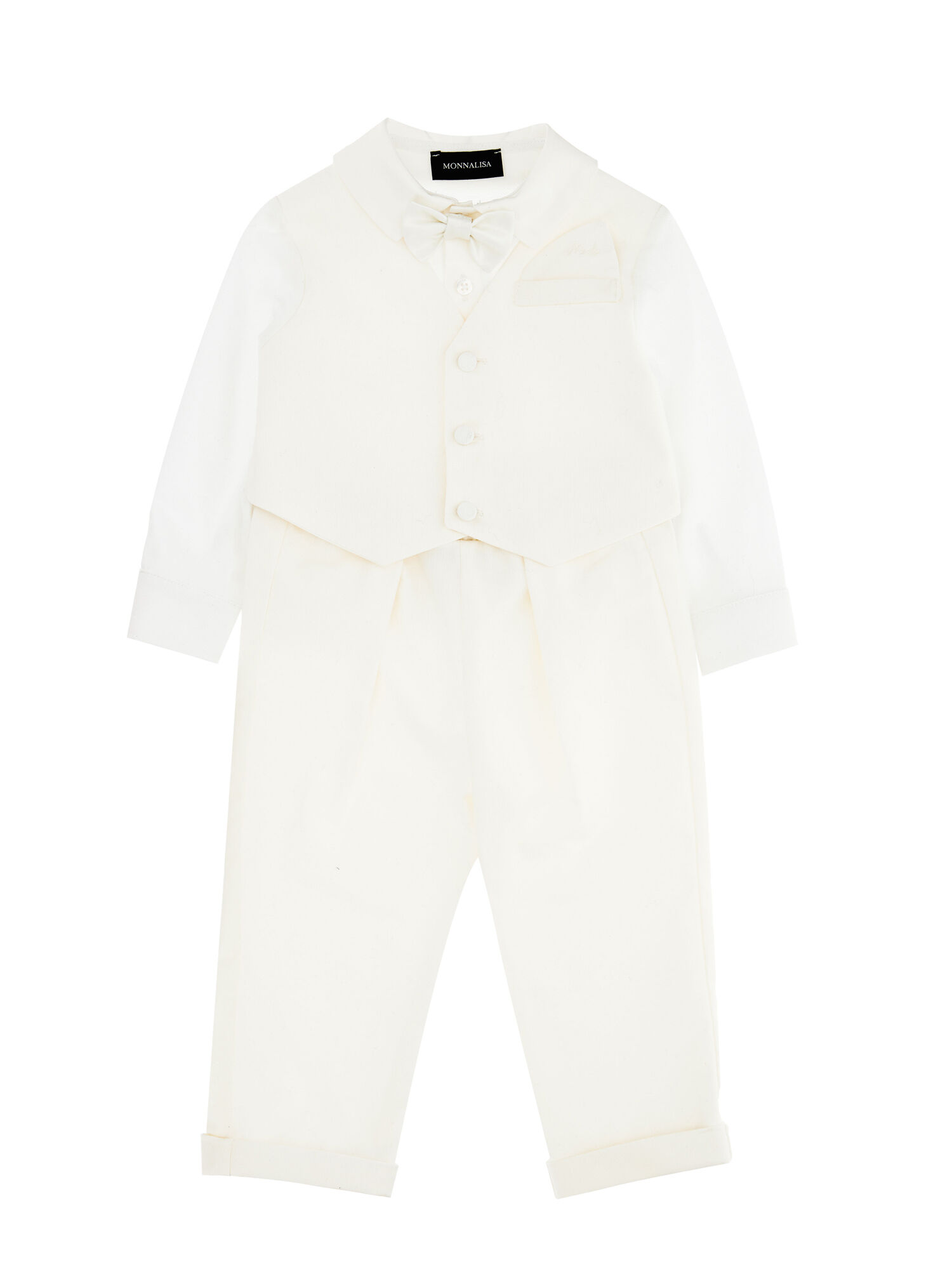 Velvety soft ceremony set boy Monnalisa Colombia