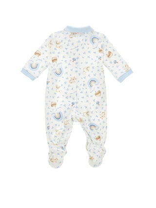 Teddy bear print romper