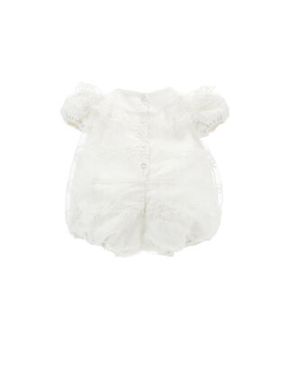 Chic embroidered romper