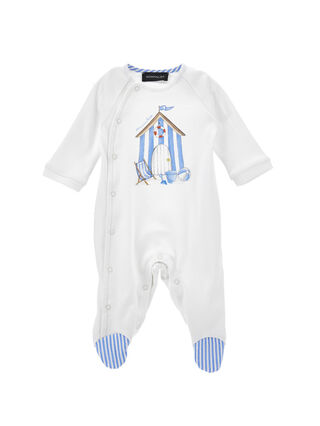 Cotton sailor onesie