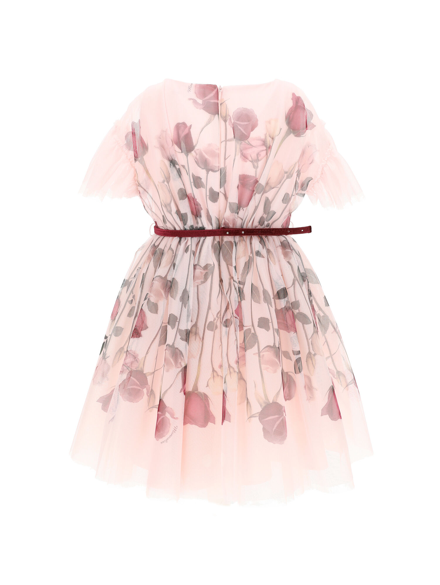 Needle and thread top venetian rose tulle dress