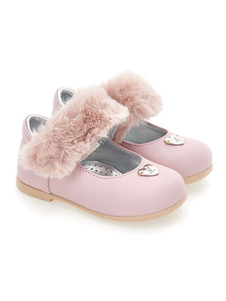 Балерина с мехом в виде сердца