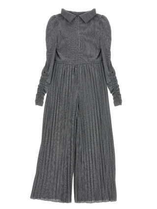 Plissé glitter jumpsuit
