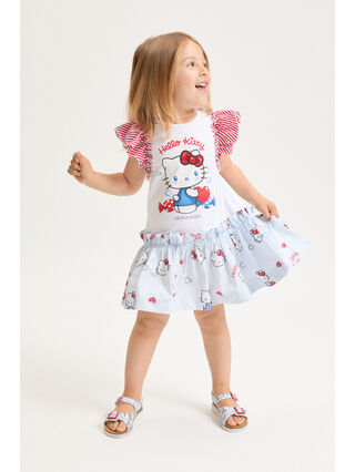 Hello Kitty dress with ruffles
