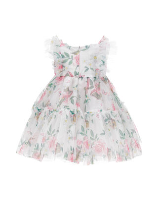 Vestido de tul floral
