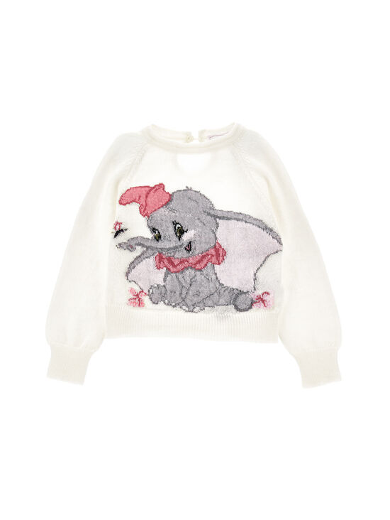 Dumbo inlay merino wool sweater