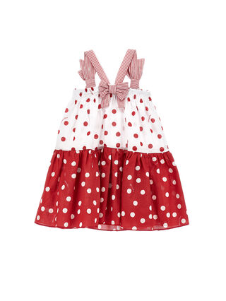 Polka dot cotton dress