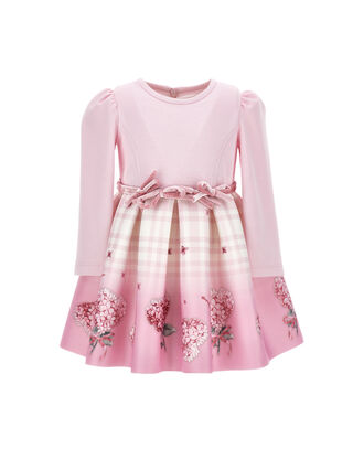 Floral neoprene dress